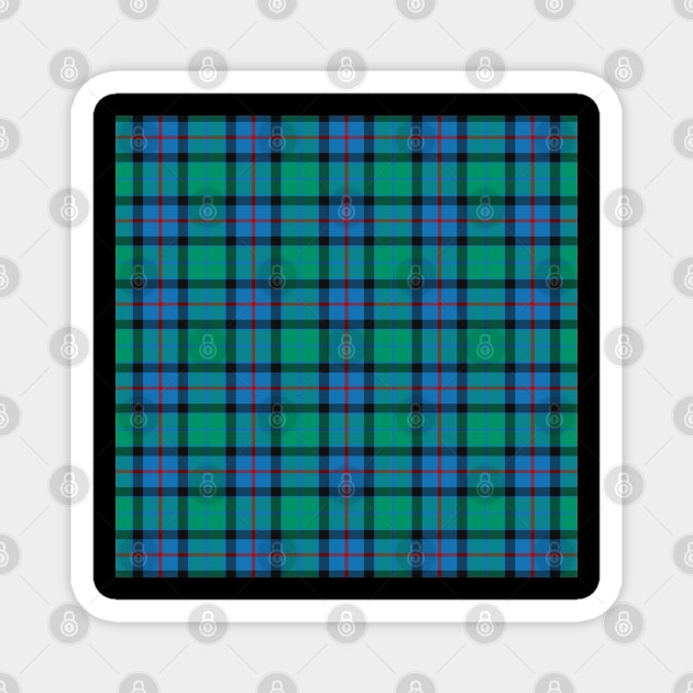 Flower Of Scotland Plaid Tartan Scottish Magnet by ScottishShop