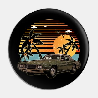 Ford Thunderbird 1971 car sunset Pin