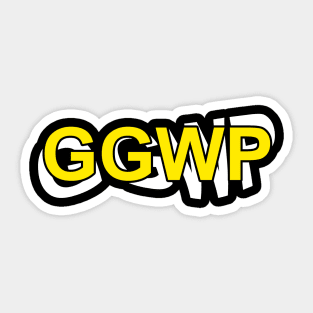 Ggwp Stickers for Sale