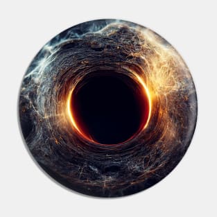 blackhole 2 abstract art Pin