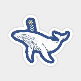 Lovely Whale Magnet