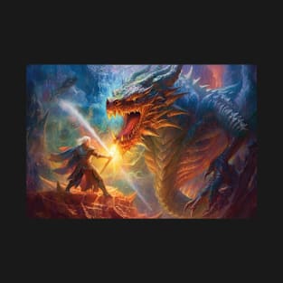 Clash of Legends: The Epic Battle Unfolds T-Shirt