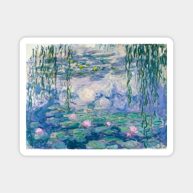 Monet Water Lilies Magnet by bragova