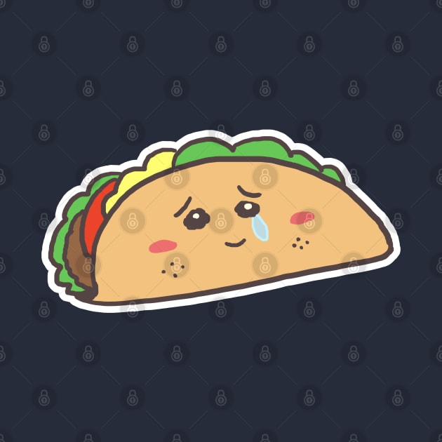 Sad Kawaii Taco by Dearly Mu