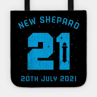 Blue Origin New Shepard Rocket 21 First Suborbital spaceflight Tote