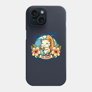 Aloha Cat Phone Case