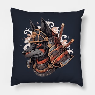 samurai dog Pillow