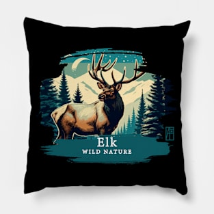 Elk - WILD NATURE - ELK -1 Pillow