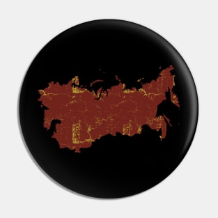 Map of Soviet Union Pin