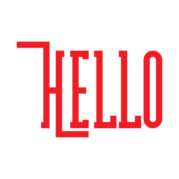 Hello by Alvd Design