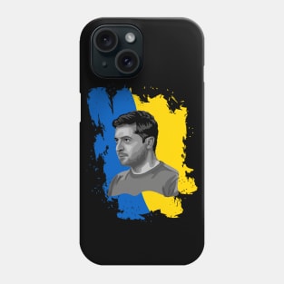 Volodymyr Zelensky Portrait Phone Case