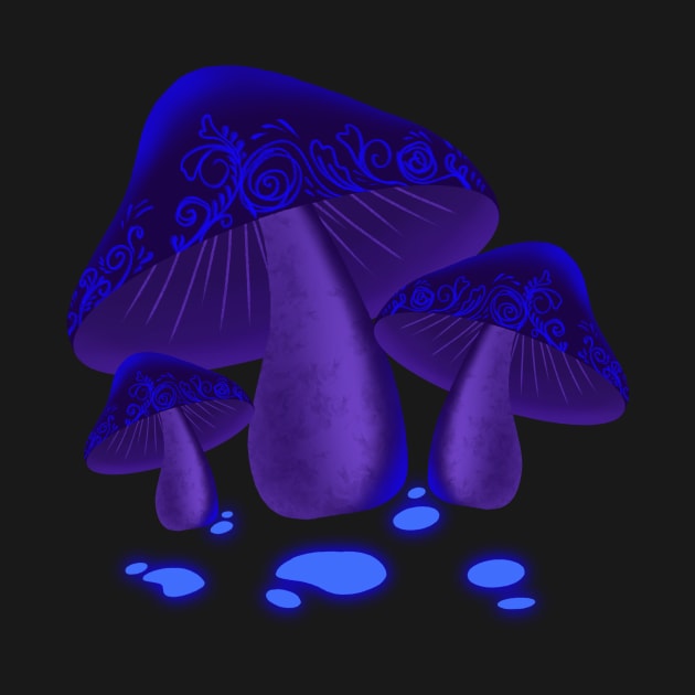 Mushroom Glow in The Dark by Introvert Home 