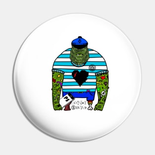 Planet Selfie Pin