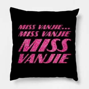 miss vanjie Pillow