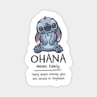 Ohana Means Family Magnet