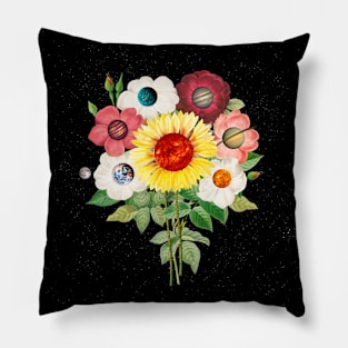 SunFlower System Planets Pillow