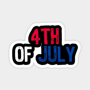 Fourth of July Magnet