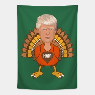 Not A Turkey - Donald Trump Disguise Tapestry