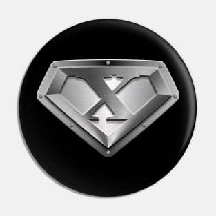 Super Sleek Style X Symbol Pin