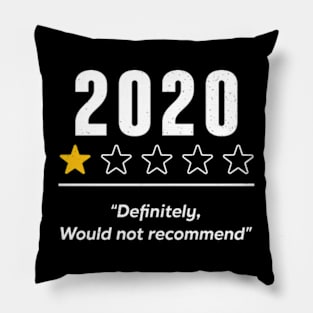 2020 Definitely Would Not Recommend 1 Star Rating Souvenir Pillow