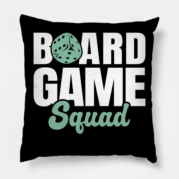 Board game squad Pillow by RusticVintager