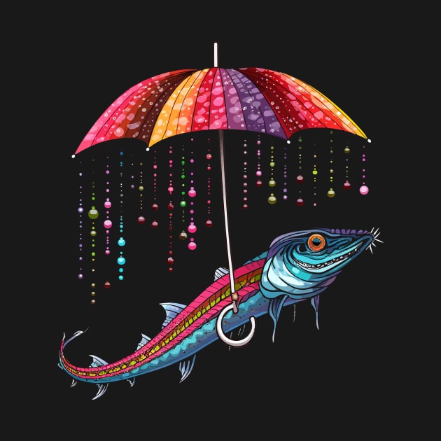 Oarfish Rainy Day With Umbrella by JH Mart