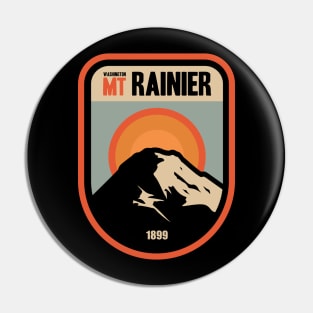 Vinatge Mount Rainier Washington National Park Design Pin