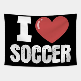 I love soccer Tapestry