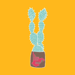 Cacti in art pot T-Shirt