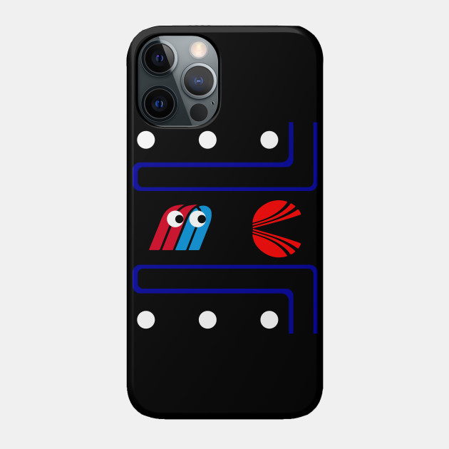 UA Ghost chasing CO Pacman - Continental Airlines - Phone Case