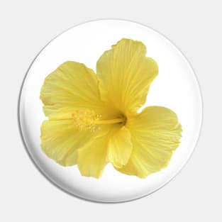 Happy Yellow Hibiscus Pin