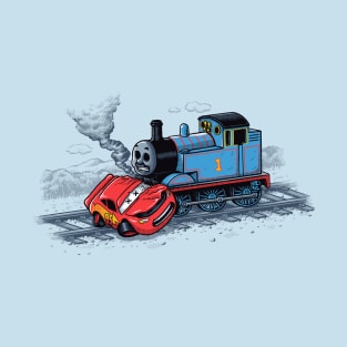 Hit By Train T-Shirt