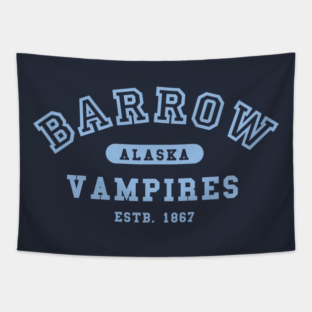 Barrow Alaska Vampires Tapestry by MindsparkCreative