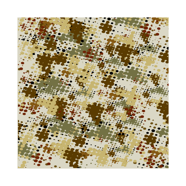 retro dot pattern camo pattern by Prints by Hitz