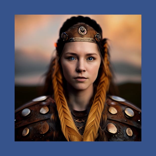 Viking Shield Maiden by Grassroots Green