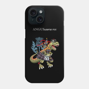 Clanosaurus Rex ANGUSsaurus rex Plaid ANGUS Family Tartan Phone Case