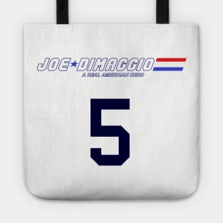 Joe DiMaggio: A Real American Hero (Navy Number) Tote