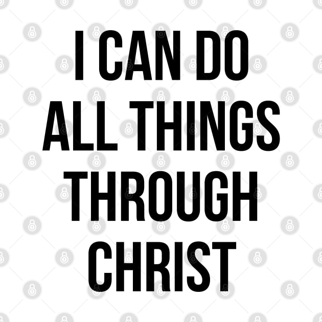 I can do all things through christ by liviala