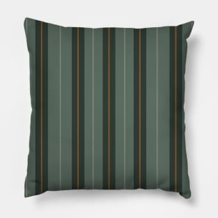 Green Green Green Orange Pillow