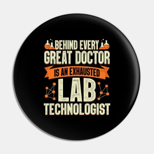 Lab Technologist Laboratory Technician Gift Pin