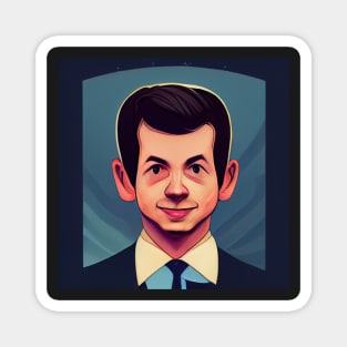 Pete Buttigieg | Comics Style Magnet