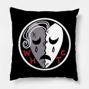 White Haired Trauma Club Pillow