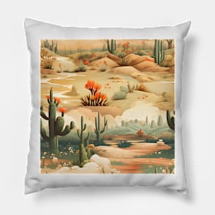 Fantasy Landscapes Desert Pattern 1 Pillow