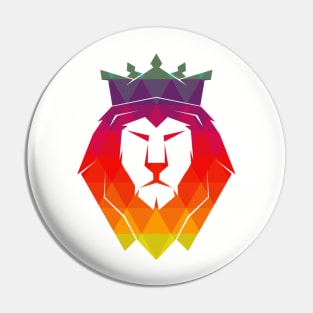 Lion printed design Pin