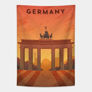 Germany. Retro travel poster Tapestry