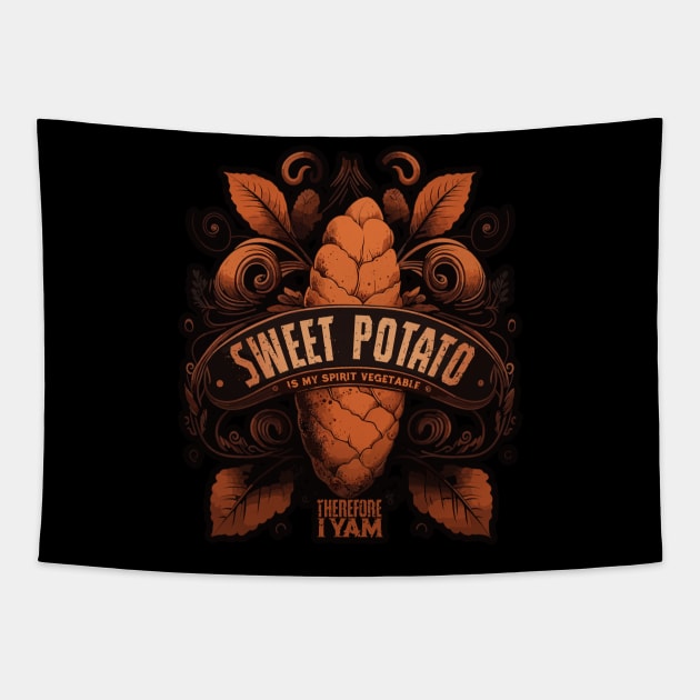 Sweet Potato is my Spirit Vegetable Tapestry by DanielLiamGill