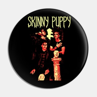 Skinny Puppy Ghotic Rock Pin