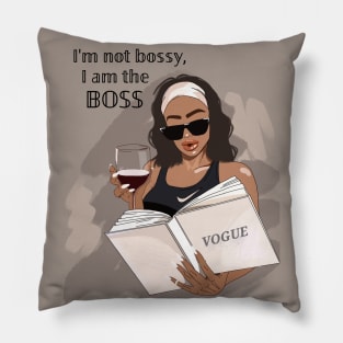 Girl boss Pillow