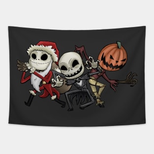 King of Halloween Tapestry