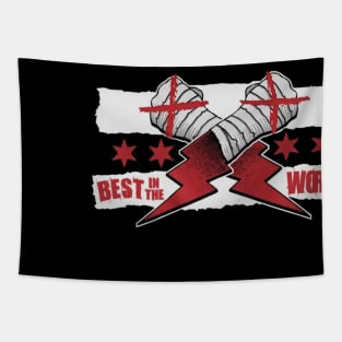 CM Punk Best In The World Black Tapestry